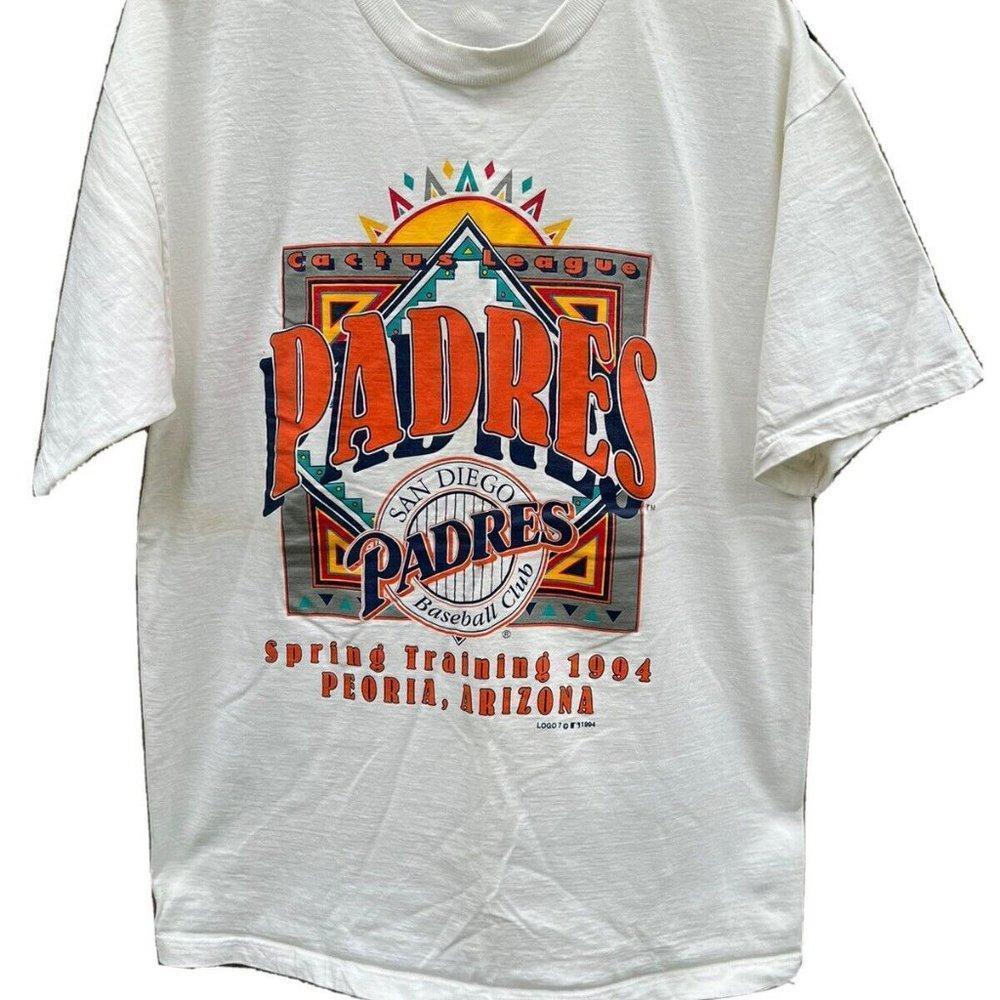 1994 San Diego Padres Peoria Arizona Spring Training Lrg Shirt Gift - Picture 1 of 4